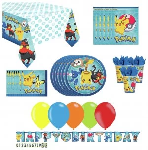 Pokemon Party Pack for 16 Guests.