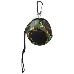 Jivo Bear Grylls Explorer One Water Resistant Bluetooth Speaker, Woodland Camo