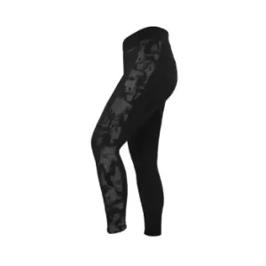 Whitaker Womens/Ladies Sydney Reflective Horse Riding Tights (S) (Black)