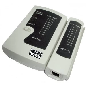 LMS Data Pocket Sized Multi-Function Cable Tester - White/Black