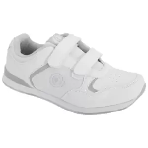 Dek Womens/Ladies Lady Skipper Touch Fastening Trainer-Style Bowling Shoes (6 UK) (White)