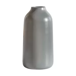 25cm Grey Ceramic Vase