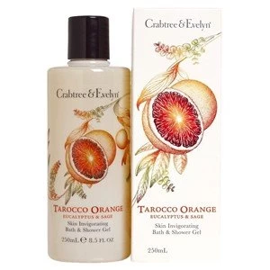 Crabtree & Evelyn Tarocco Orange Eucalyptus and Sage Bath & Shower Gel 250ml