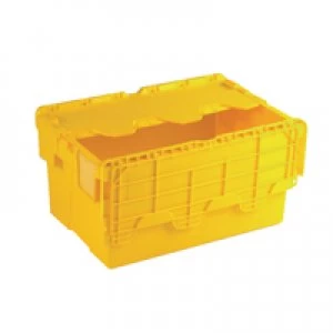 Slingsby Attached Lid Container 54L Yellow 375817