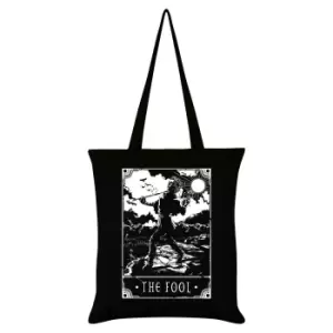Deadly Tarot The Fool Tote Bag (One Size) (Black/White)