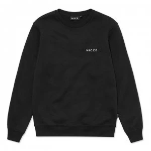Nicce Chest Logo Sweatshirt Mens - Black