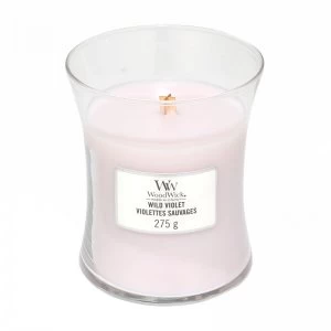 WoodWick Wild Violet Medium Jar Candle 275g