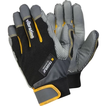 Tegera 9180 Pro Palm-side Coated Black/Grey Gloves - Size 8 - Ejendals