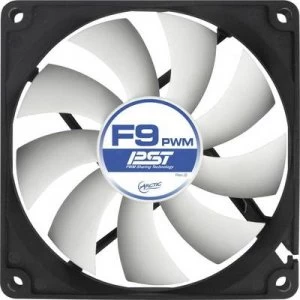 Arctic F9 PWM PST PC fan Black, White (W x H x D) 92 x 92 x 25 mm