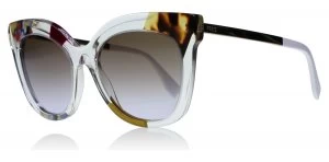 Fendi 0179/S Sunglasses Mixed Print / Clear TKWLW 53mm