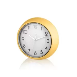 Swan Retro Clock - Yellow