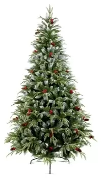 Premier Decorations 6ft Frosted Spruce Christmas Tree -Green