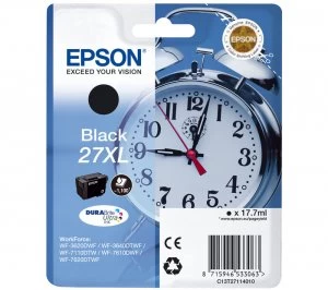 Epson 27XL Alarm Clock Black Ink Cartridge