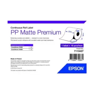 Epson 7113427 printer label White Self-adhesive printer label