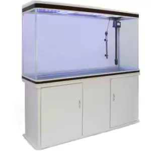 Monstershop - Aquarium Fish Tank & Cabinet - White - White
