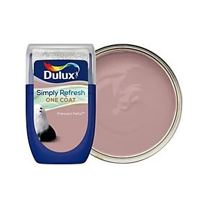 Dulux Simply Refresh One Coat Pressed Petal Matt Emulsion Paint 30ml