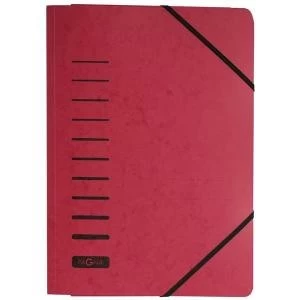 Pagna A4 Classic Pressboard Folder Red Pack of 25 2400701