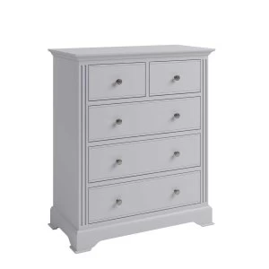 Bingley 2 Over 3 Chest Of Drawers - Grey