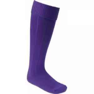 Carta Sport Boys Football Socks (3 UK-6 UK) (Purple)