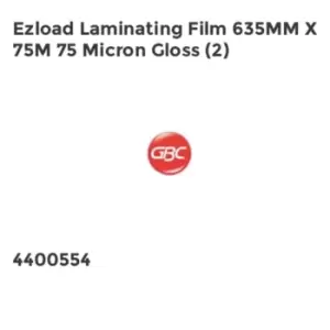 GBC EZload Laminating Film 635mm x 75m 75 Micron Gloss 2