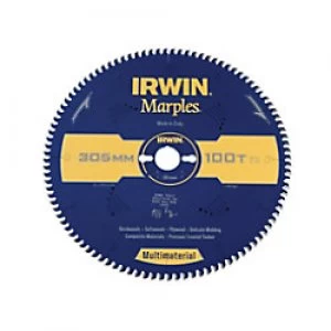 IRWIN Circular Saw Blade Multi-Material 305 x 30 mm x 100T