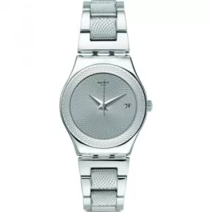 Ladies Swatch Classy Silver Watch
