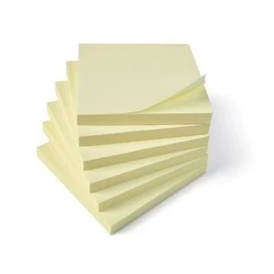 5 Star Office Extra Sticky Re-Move Notes Pad of 90 Sheets 76x76mm Yellow Pack 12