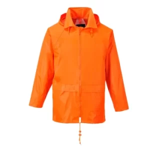 Classic Mens Rain Jacket Orange XL