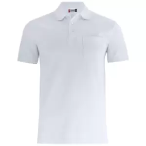 Clique Unisex Adult Basic Polo Shirt (L) (White)