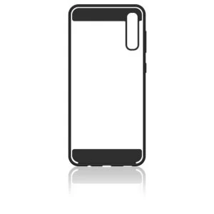 Black Rock - Air Robust Case for Samsung Galaxy A50 Transparent Cover TPU Thin (Black)