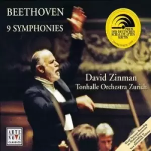 Symphonies 1-9 Tonhalle Orch Zinman by Ludwig van Beethoven CD Album