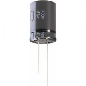 Electrolytic capacitor Radial lead 5mm 10 uF 400