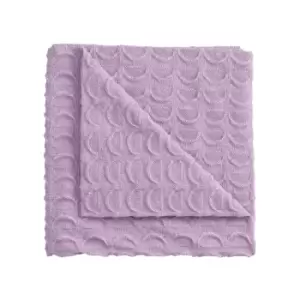 Helena Springfield Mimi Knitted Throw, Lavender