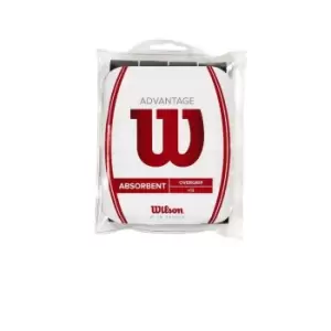 Wilson Advantage 3 Pack of Overgrips - White