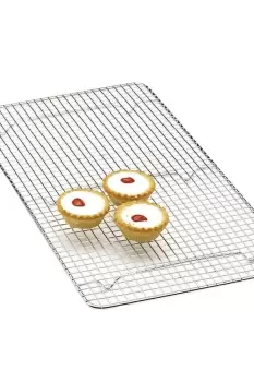 Heavy Duty Chrome Plated Cake Cooling Tray 46x25cm, Sleeved