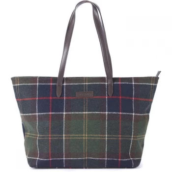 Barbour Witford Quilted Tote - Classic Tartan