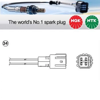 1x NGK NTK Oxygen O2 Lambda Sensor OZA448-E47 OZA448E47 (0228)