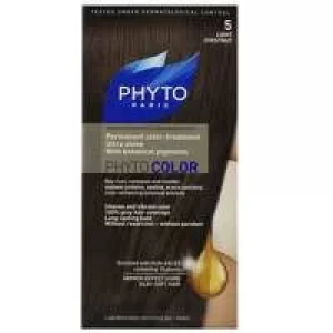 PHYTO COLOR: Permanent Color-Treatment Shade: 5 Light Chestnut