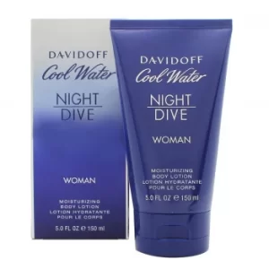 Davidoff Cool Water Night Dive Woman Body Lotion 150ml