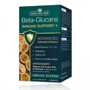 Natures Aid Beta-Glucans Immune Support + Advanced Formula 90 Tablets