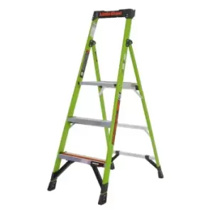3 Tread Mighty Lite Hiviz GRP Fibreglass Step Ladder