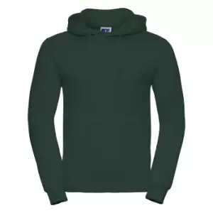 Russell Colour Mens Hooded Sweatshirt / Hoodie (M) (Bottle Green)