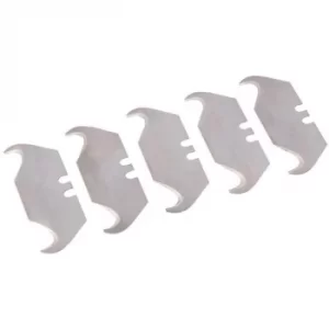 Draper Hooked Trimming Knife Blades (Pack of 5)