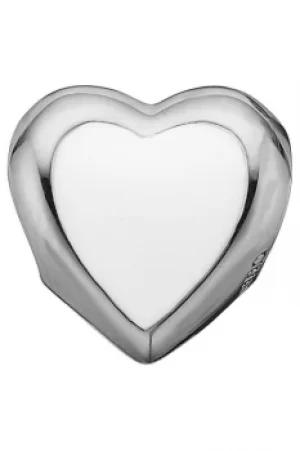 Ladies Christina Sterling Silver Big Enamel Heart Bead Charm 623-S14