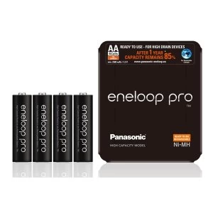 Panasonic Eneloop Pro AA NI-MH 2500mAh 1.2V Rechargeable Batteries