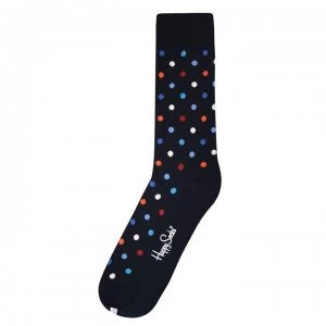 Happy Socks Essential Dot Socks - Navy