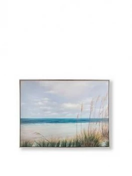 Graham & Brown Coastal Shores Hand-Painted Framed Canvas Print
