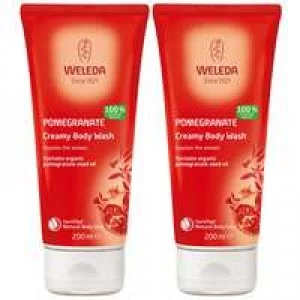 Weleda Body Care Pomegranate Creamy Body Wash 200ml x 2