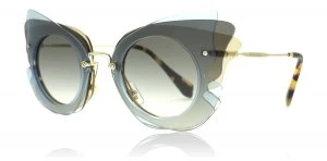 Miu Miu MU02SS Sunglasses Azure / Hazelnut VA00A7 63mm