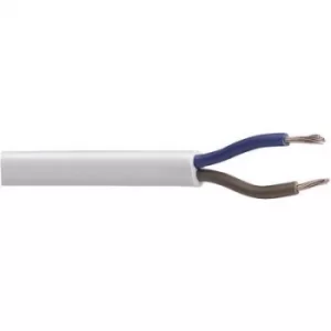 LAPP 49900070-10 Flexible cable H03VVH2-F 2 x 0.75 mm² White 10 m